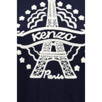 Kenzo Blue Wool Oves Aries Sweatshirt