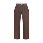 Jacquemus Brown Polyester Straight-Leg Jeans