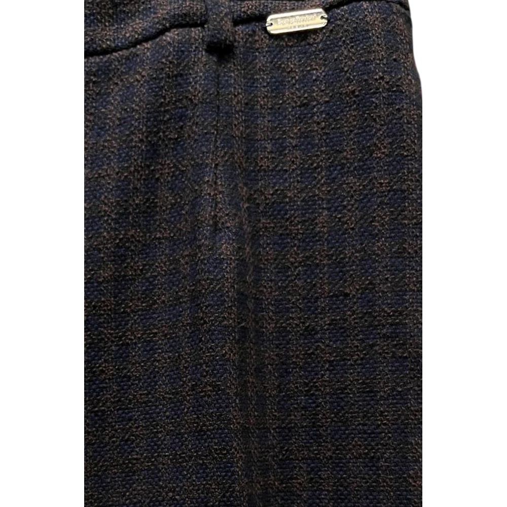 Baldinini Trend Blue Cotton Women Pants