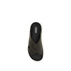 Fendi Bicolor Polyester Flat Sandals