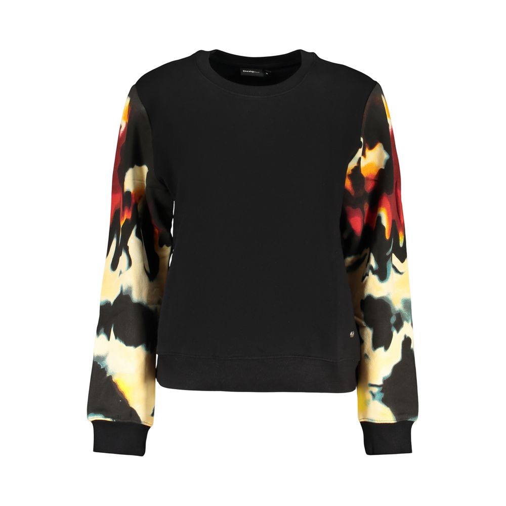 Desigual Black Cotton Women's Sweatshirt