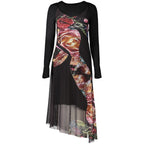 Desigual Black Polyester Womens Dress