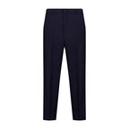 Autore Blue Wool Dress Pants