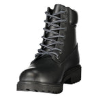 Lumberjack Black Leather Mens Sneaker