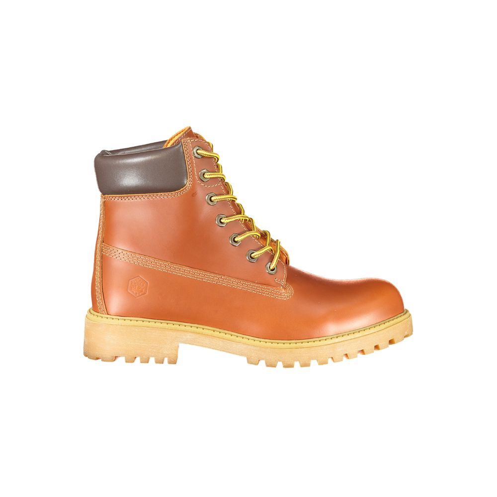 Lumberjack Brown Leather Men's Sneaker