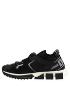 Dolce & Gabbana Black Sorrento Trekking Sneakers Men Shoes