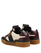 Dolce & Gabbana Multicolor Leather MIAMI Sneakers Shoes