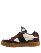 Dolce & Gabbana Multicolor Leather MIAMI Sneakers Shoes