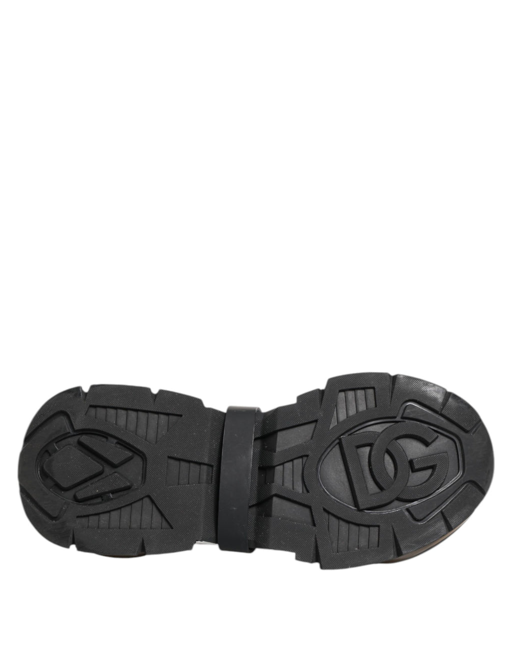 Dolce & Gabbana White Black Logo Airmaster Men Sneakers Shoes