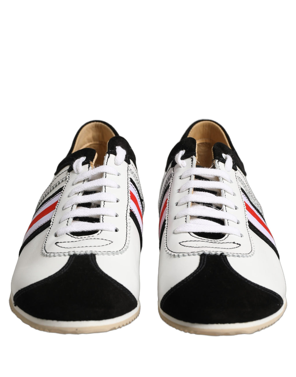 Dolce & Gabbana White Leather Japan Low Top Sneakers Shoes