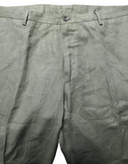 Dolce & Gabbana Gray Linen Tapered Men Dress Trouser Pants
