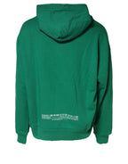 Dolce & Gabbana Green DGVIB3 Cotton Hoodie Sweatshirt Sweater