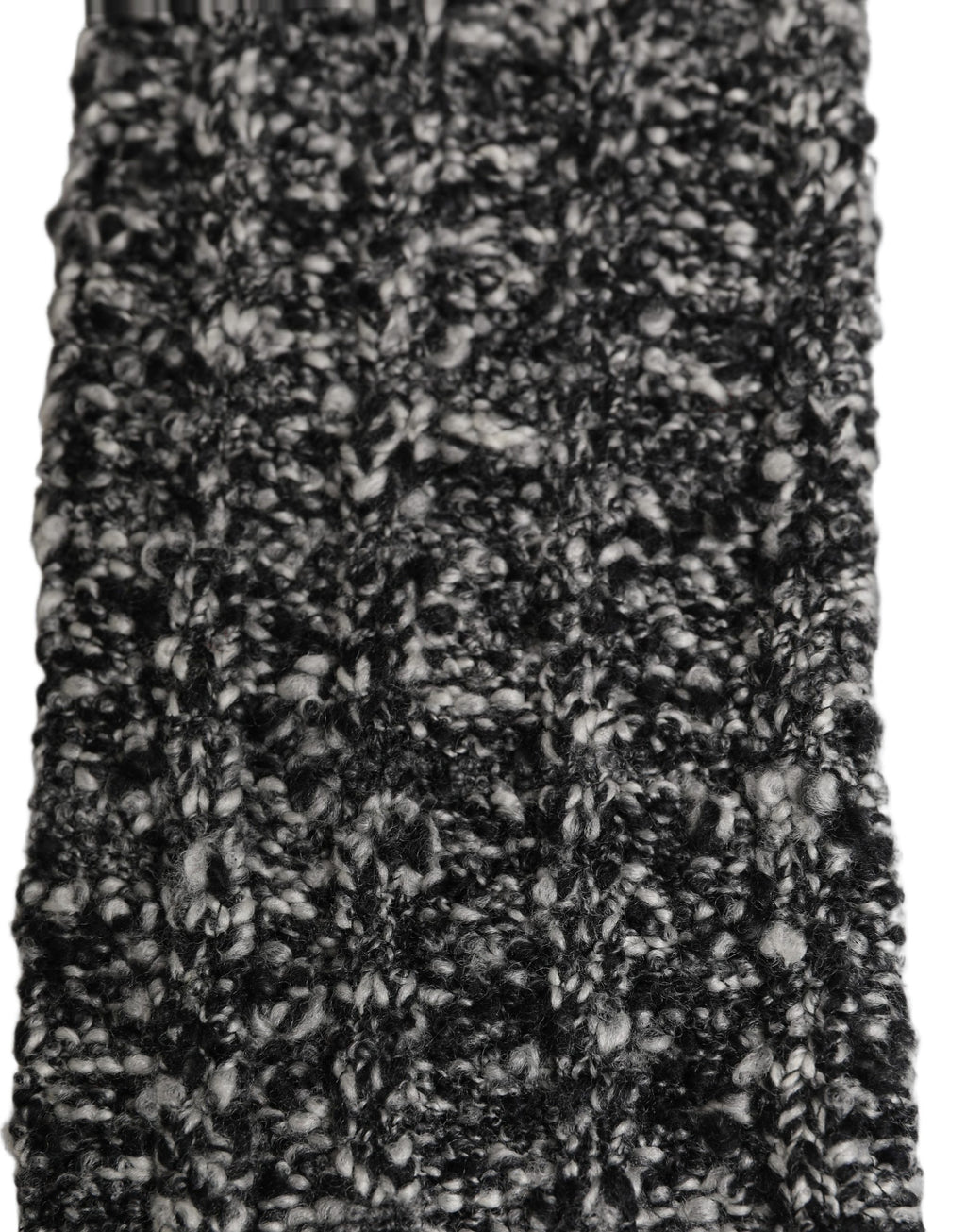 Dolce & Gabbana Sleeves Black Wool Blend Knitted Warmer Arm