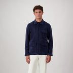 Autore Blue Polyester Full-Length Jacket