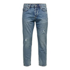 Only & Sons Blue Cotton Slim Fit Jeans