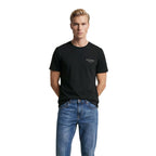 Tommy Hilfiger Jeans Black Cotton T-Shirt