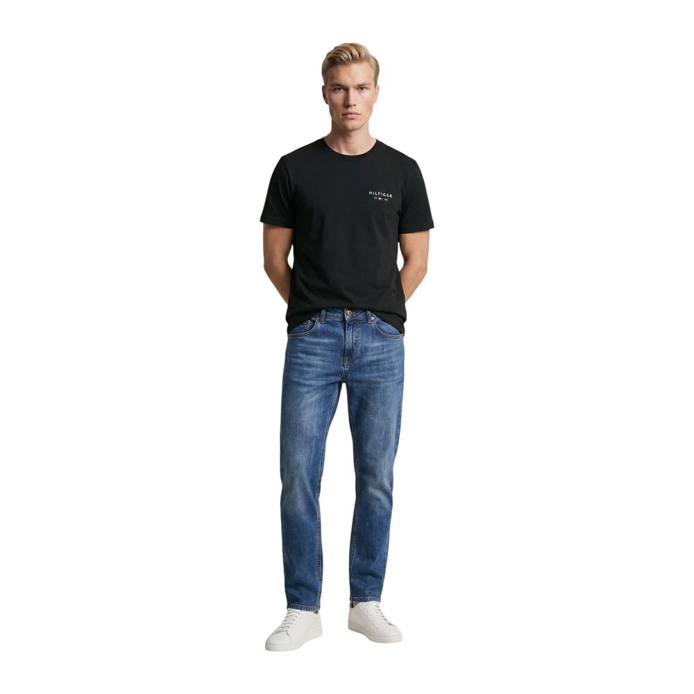 Tommy Hilfiger Jeans Black Cotton T-Shirt