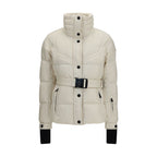 Moncler Grenoble Beige Polyester Full-Length Jacket