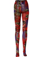 Dolce & Gabbana Multicolor Floral Nylon Tights Stockings Socks