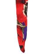 Dolce & Gabbana Multicolor Floral Nylon Tights Stockings Socks
