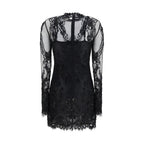 Blumarine Black Polyamide Cocktail Dress