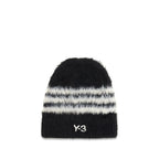 Y-3 Black Recycled Polyamide Beanie