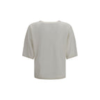 Brunello Cucinelli White Cashmere Sweatshirt