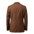 Roberto Pepe Luxury Brown Viscose Men's Jacket