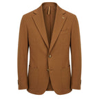Roberto Pepe Luxury Brown Cotton Men Jacket
