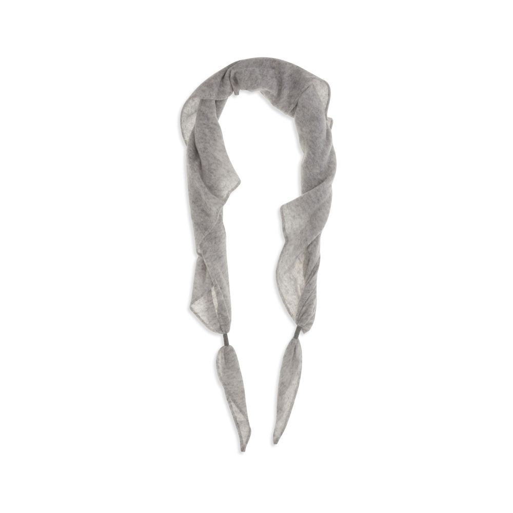 Brunello Cucinelli Gray Cashmere Foulard