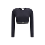 New Balance Black Recycled Polyester Sweatshirt