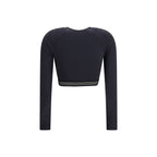 New Balance Black Recycled Polyester Sweatshirt