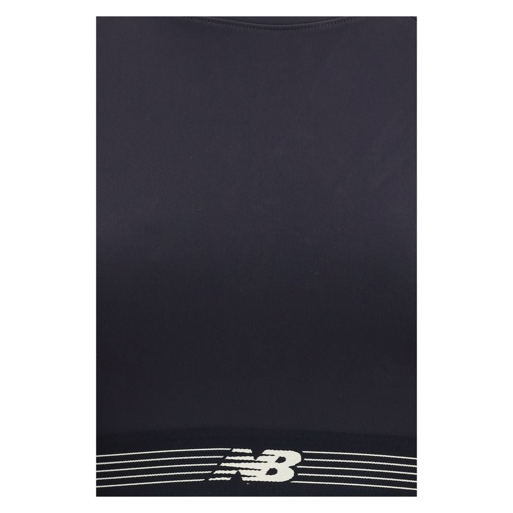 New Balance Black Recycled Polyester Sweatshirt