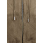 Moose Knuckles Brown Wool Oves Aries Hoodie