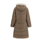 Brunello Cucinelli Brown Wool Oves Aries Coat