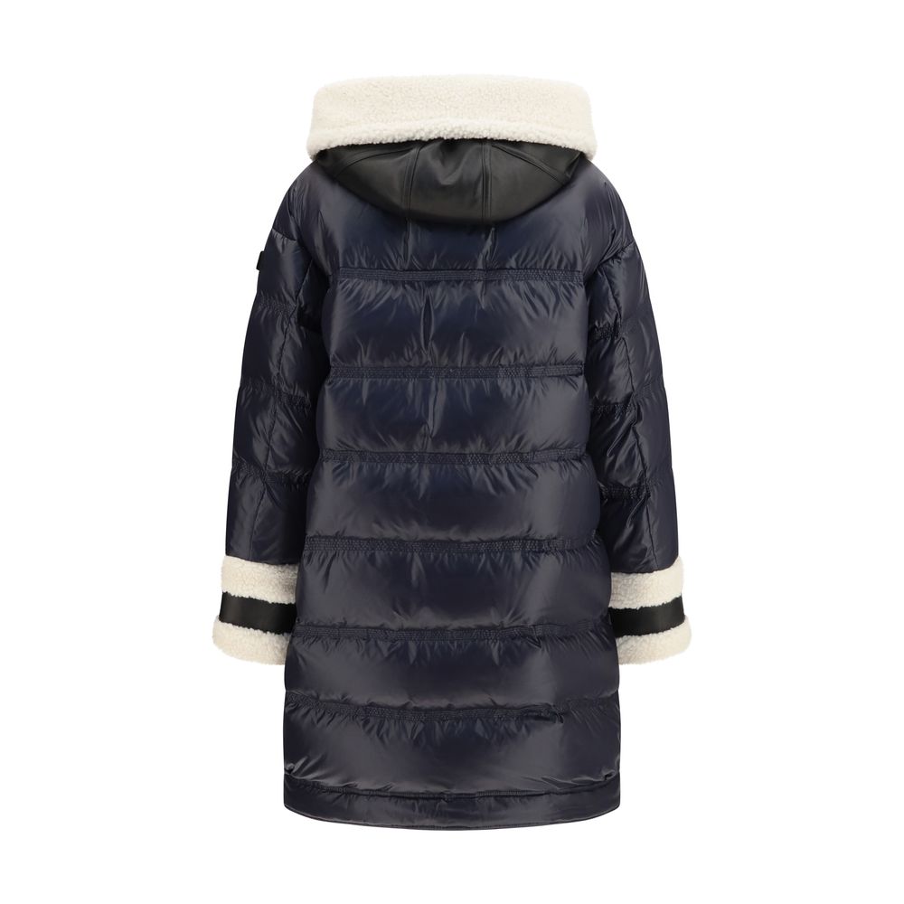 Peuterey Blue Polyamide Full-Length Jacket