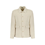 Autore Beige Virgin Wool Full-Length Jacket