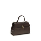 Savette Brown Calf Leather Bos Taurus Handbag
