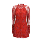 Blumarine Red Polyamide Cocktail Dress