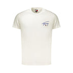 Tommy Hilfiger White Cotton Men's T-Shirt