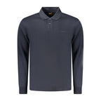 Hugo Boss Blue Cotton Polo Shirt