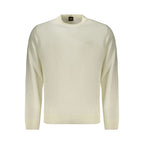 Hugo Boss White Wool Sweatshirt