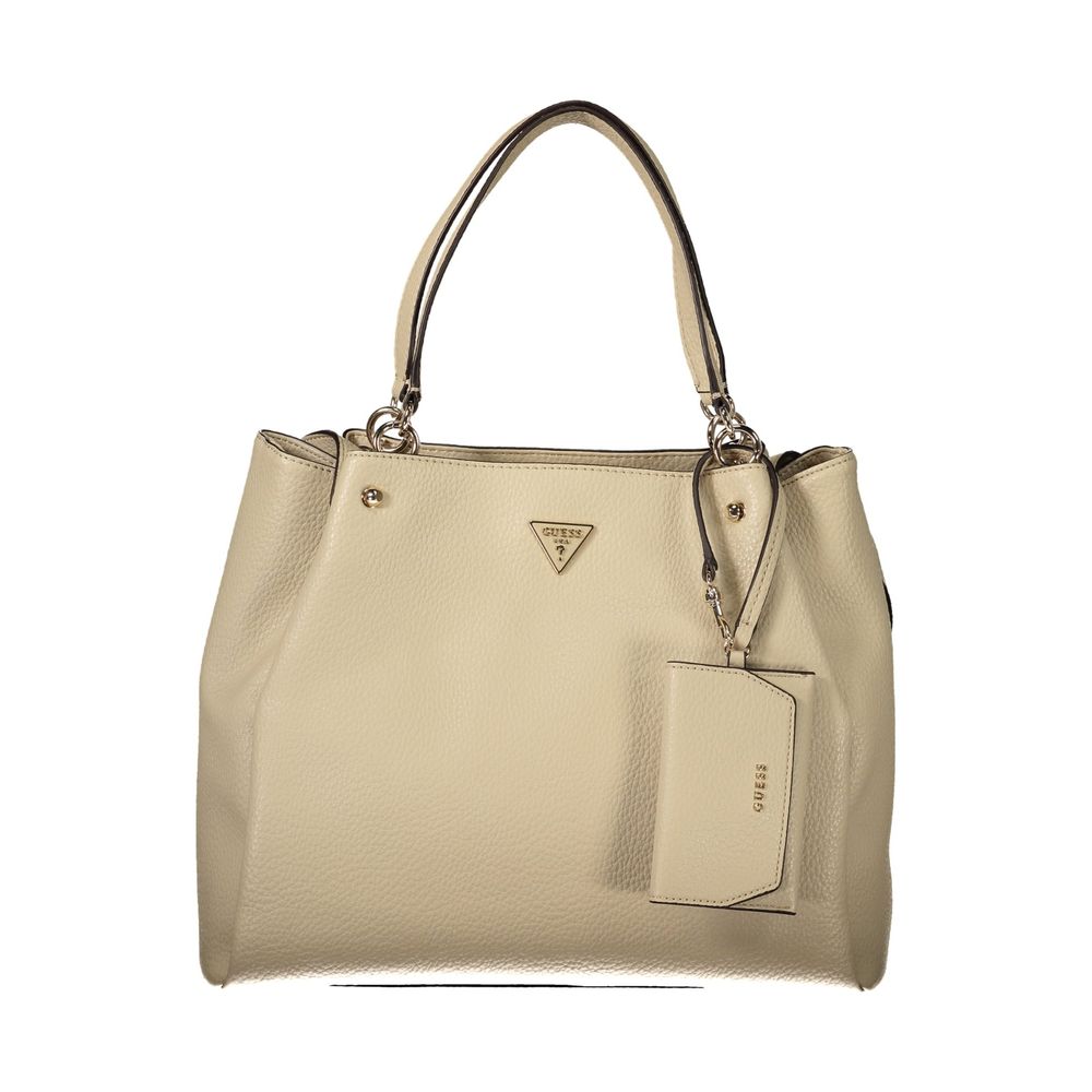 Guess Jeans Beige Polyethylene Handbag