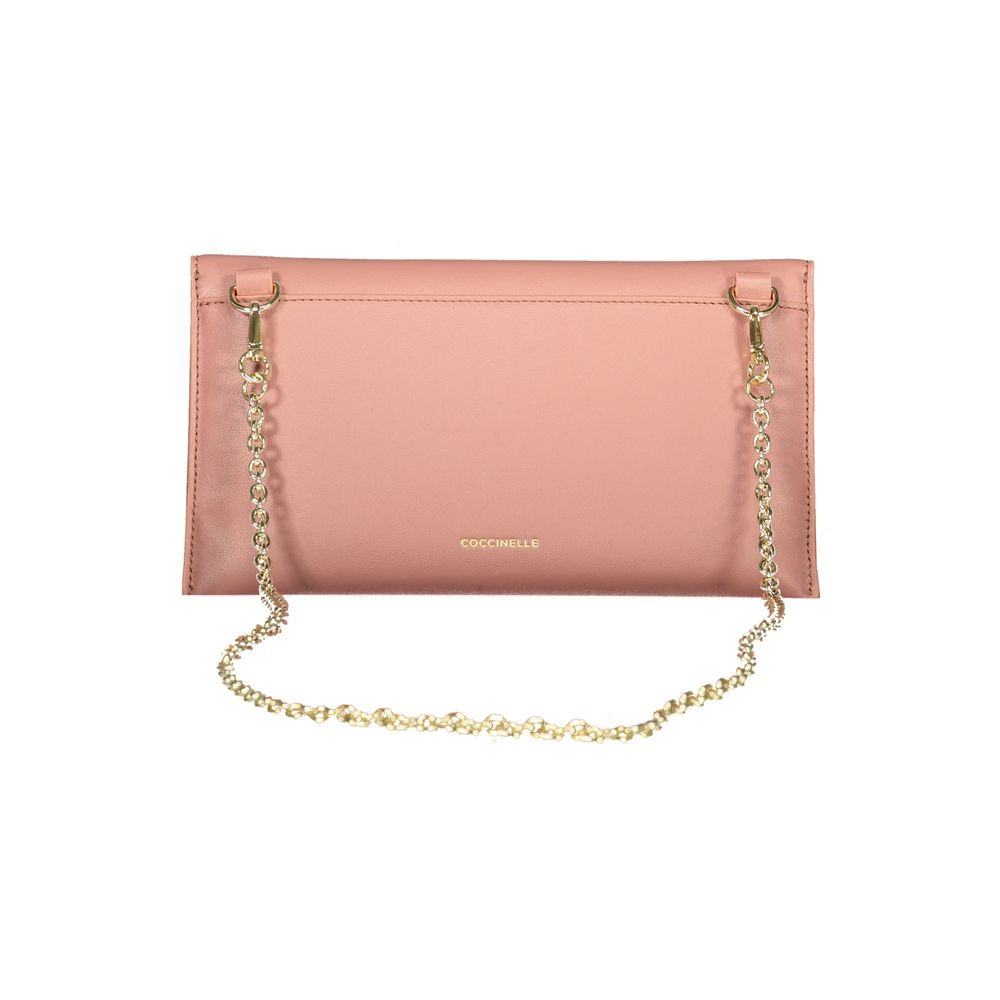 Coccinelle Pink Leather Handbag