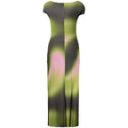 Desigual Green Polyester Casual Dress