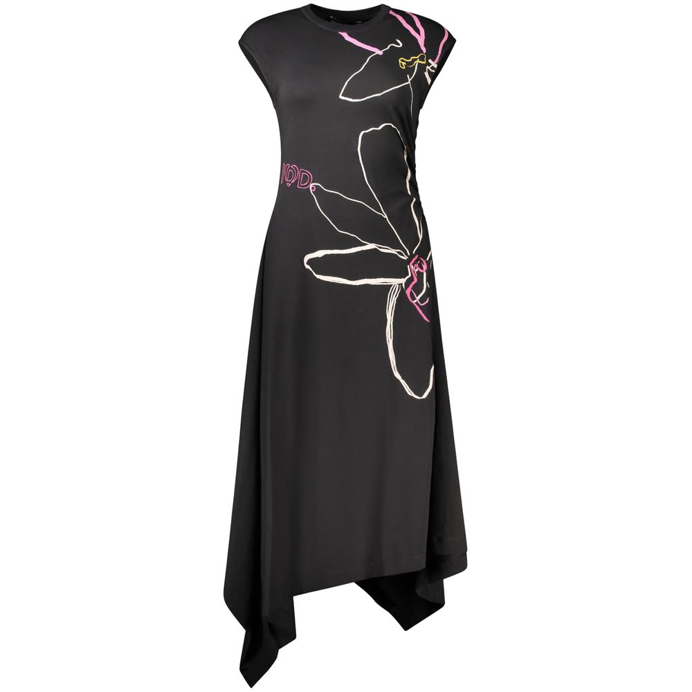 Desigual Black Cotton Casual Dress