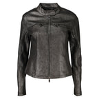 Desigual Black Polyester Biker Jacket