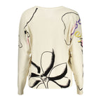 Desigual White Viscose Sweatshirt
