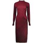 Desigual Red Polyester Casual Dress