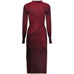 Desigual Red Polyester Casual Dress